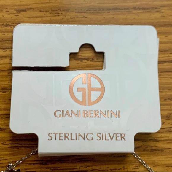 Giani Bernini Sterling Silver Chain Moon Star Dangle Anklet - Picture 3 of 7